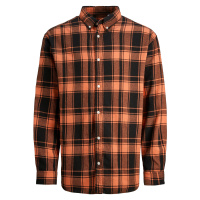 Jack&Jones Pánská košile JORCOZY Wide Fit 12246648 Ginger