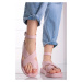 Růžové platformové sandály Marani