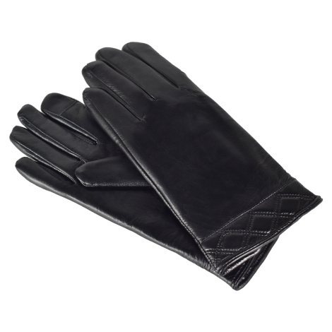 Semiline Woman's Women Leather Antibacterial Gloves P8209