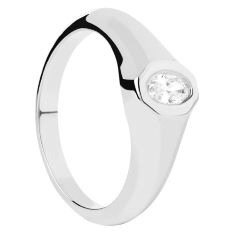 PDPAOLA Výrazný stříbrný prsten Karry Essentials AN02-A03 52 mm