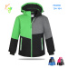 Chlapecká zimní bunda KUGO PB3891, černá / zelená Barva: Zelená