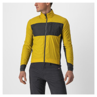 CASTELLI Cyklistická větruodolná bunda - UNLIMITED PUFFY - žlutá