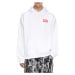 Mikina diesel s-boxt-hood-lab sweat-shirt bright white