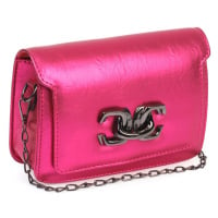 Capone Outfitters Zaratogo Women's Metallic Fuchsia Bag