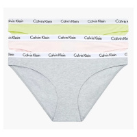 Dámské kalhotky Calvin Klein QD3588E 13X 3 KUSY | šedá