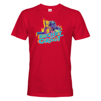 Pánské tričko s potiskem Groot a Rocket  - ideální dárek pro fanoušky Marvel