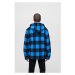 Pánská bunda Brandit Lumberjacket Hooded - černá,modrá