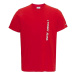 Tommy Jeans T-Shirt - TJM ENTRY VERTICLE TEE red