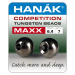 Hanák Competition Hanák Tungstenové Hlavičky MAXX 6,4mm Černý Nikl