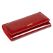 Dámská kožená peněženka Rovicky 8801-SBRN RFID červená