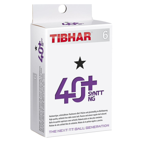 TIBHAR-Balls 40+ SynTT NG 6 pack Bílá