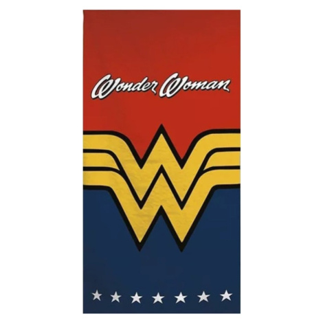 MODRO-ČERVENÁ PLÁŽOVÁ OSUŠKA WONDER WOMAN Barevná BASIC