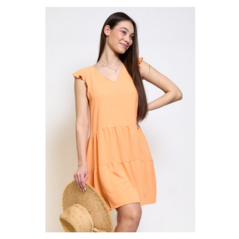 Plážové šaty Lady Belty 23V-1036Y-90 - barva:BELORA/oranžová