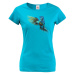 Dámské tričko s úžasným potiskem papouška - skvělý dárek na narozeniny