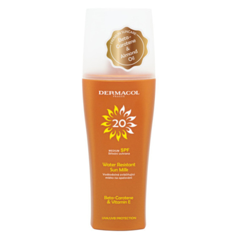 Dermacol Mléko na opalování ve spreji SPF 20 Sun 200 ml