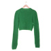 jiná značka TRENDYOL svetr ve zkrácené délce Barva: Zelená, Mezinárodní