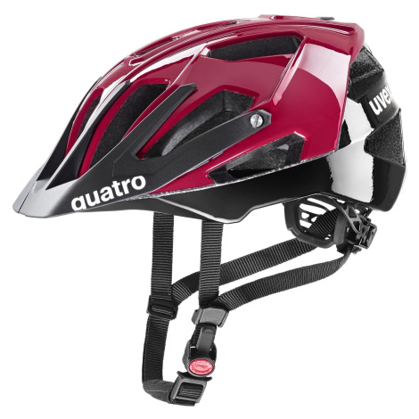 UVEX Quatro Red/Black Cyklistická helma