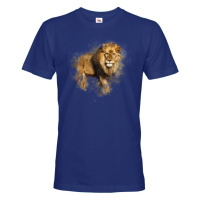 Pánské tričko s potiskem lva - tričko pro milovníky lvů