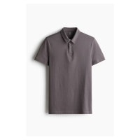 H & M - Tričko's límečkem COOLMAX® Slim Fit - šedá