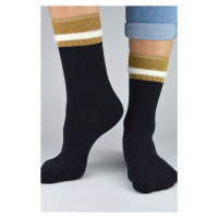 Dámské ponožky Noviti SB050 Lurex Černá