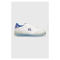 Kožené sneakers boty Karl Lagerfeld Kl53426 Brink bílá barva