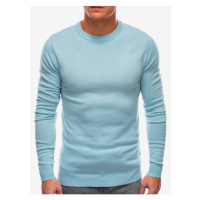 Světle modrý pánský basic svetr Ombre Clothing