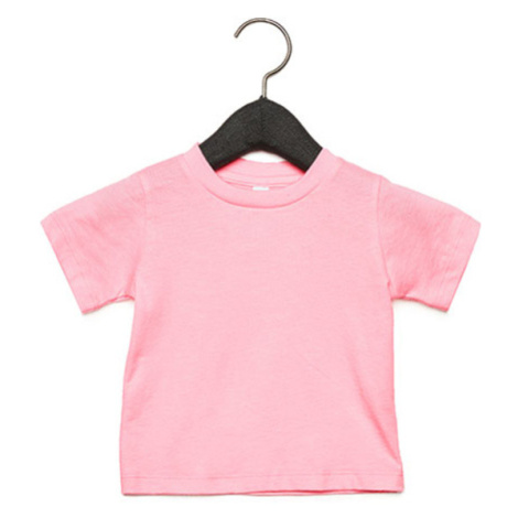 Canvas Dětské triko s krátkým rukávem CV3001B Pink Bella + Canvas