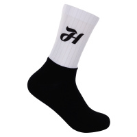 HOLOKOLO Cyklistické ponožky klasické - NEAT - černá/bílá