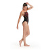 Dámské plavky speedo medley logo 1 piece black/siren red 3xl - uk42