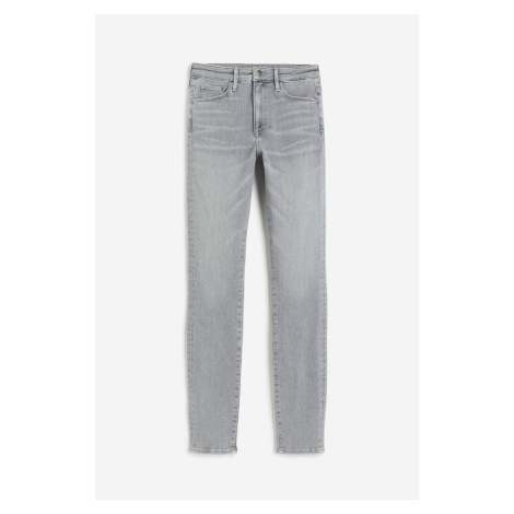 H & M - Shaping Skinny High Jeans - šedá H&M