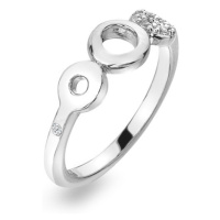 Hot Diamonds Elegantní stříbrný prsten s diamantem Balance DR243