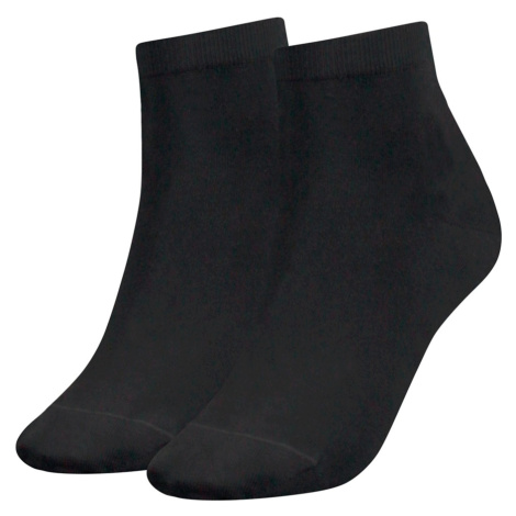 Tommy Hilfiger dámské černé ponožky 2pack
