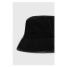 Bavlněná čepice Karl Lagerfeld černá barva