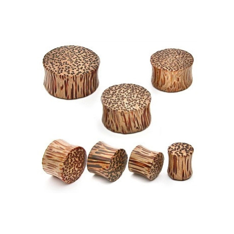 Plug do ucha - kokosové dřevo - Tloušťka : 3 mm Šperky eshop