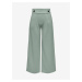 Světle zelené dámské široké kalhoty JDY Geggo