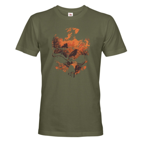 Pánské tričko Lebka - perfektní tričko pro milovníky fantasy triček BezvaTriko