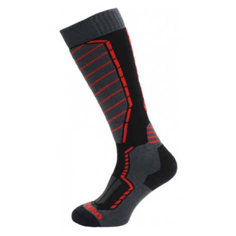 BLIZZARD-Profi ski socks, black/anthracite/red Černá