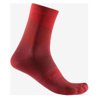 CASTELLI Cyklistické ponožky klasické - ORIZZONTE 15 - červená