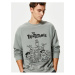 Koton Flintstones Crew Neck Sweat Comfort Fit Licensed Printed