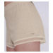 Dámské šortky GO Ribbed Short - - sv. béžové M013 - SLOGGI
