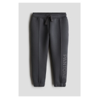 H & M - Kalhoty jogger z neoprenu - šedá