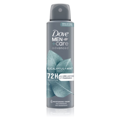 Dove Men+Care Advanced antiperspirant ve spreji 72h Eucalyptus & Mint 150 ml