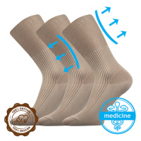 LONKA® ponožky Zdravan béžová 3 pár 109591