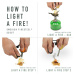 Light My Fire FireLighting Kit BIO hazyblue/rustyorange