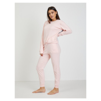 Světle růžové dámské pyžamo FILA