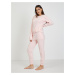 Světle růžové dámské pyžamo FILA