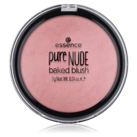 Essence pure NUDE baked pudrová tvářenka odstín 02 - Pink Flush 7 g