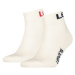 Levi's&reg; MID CUT SPORT LOGO 2P Unisexové ponožky, bílá, velikost