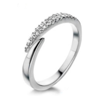 Dámský stříbrný prsten se zirkony STRP0521F