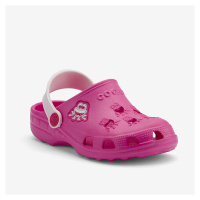 Coqui LITTLE FROG 8701 Dětské sandály Lt. fuchsia/Pale pink